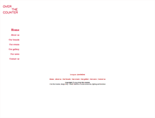Tablet Screenshot of over-thecounter.com